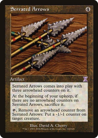 Serrated Arrows