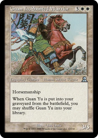 Guan Yu, Sainted Warrior