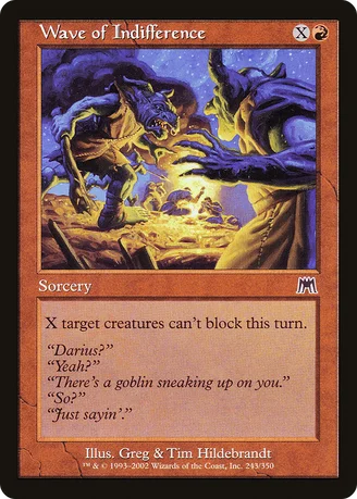 Wave of Indifference