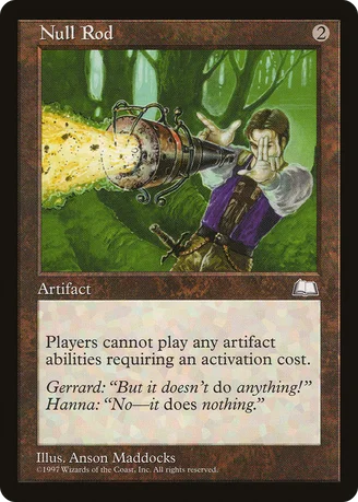 Null Rod