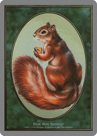 Squirrel token card